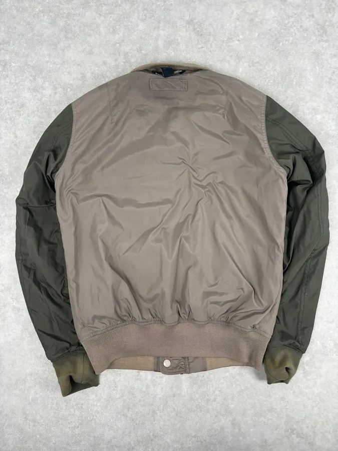 Marc Jacobs Reversible Beige Nylon Quilted Bomber Jacket - Image 10