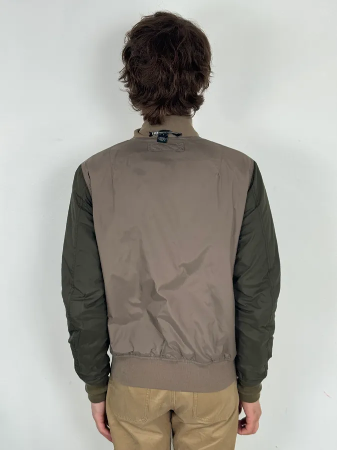 Marc Jacobs Reversible Beige Nylon Quilted Bomber Jacket - Image 6