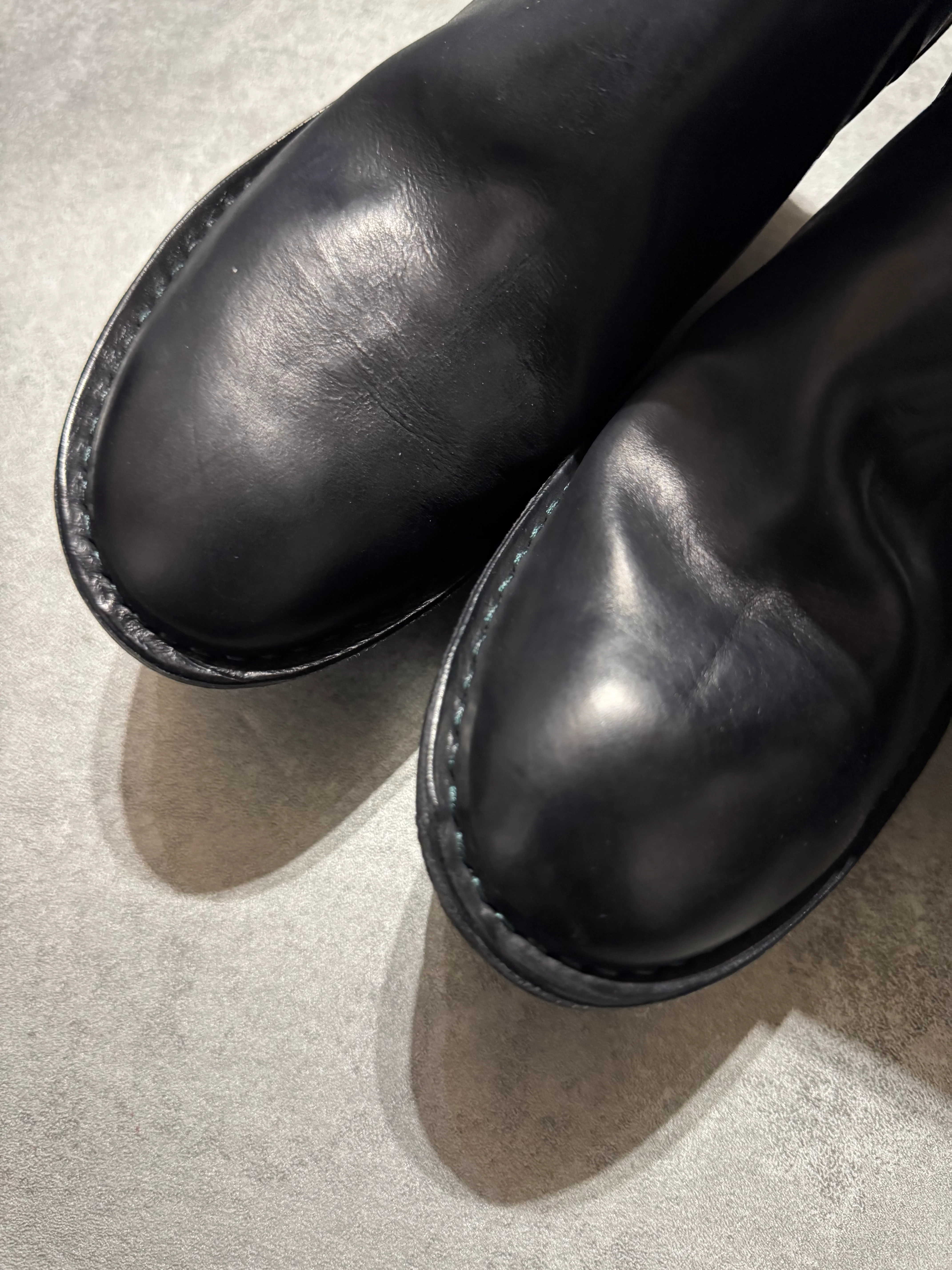 Marithé + François Girbaud Black Heel Leather Boots - Image 6
