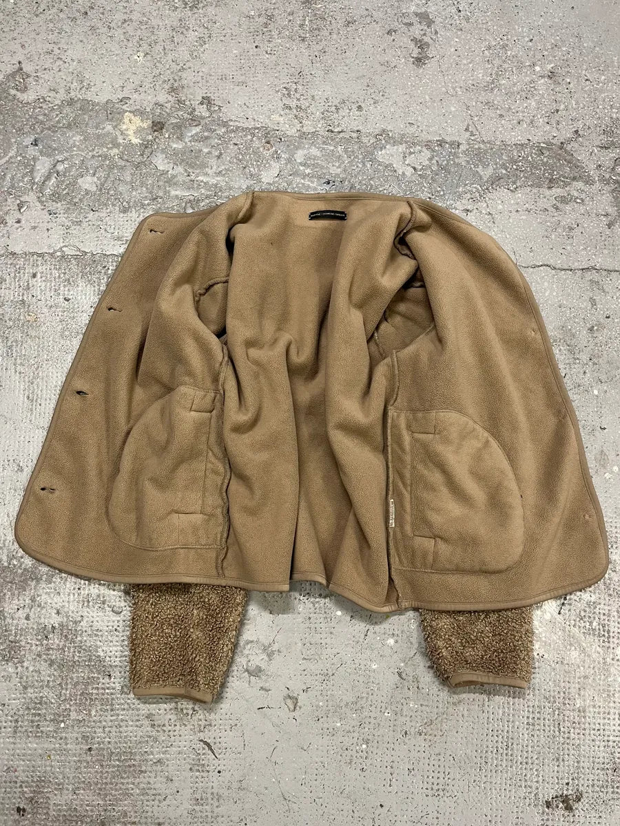 Marithé + François Girbaud Camel Fleece Cardigan - Image 9