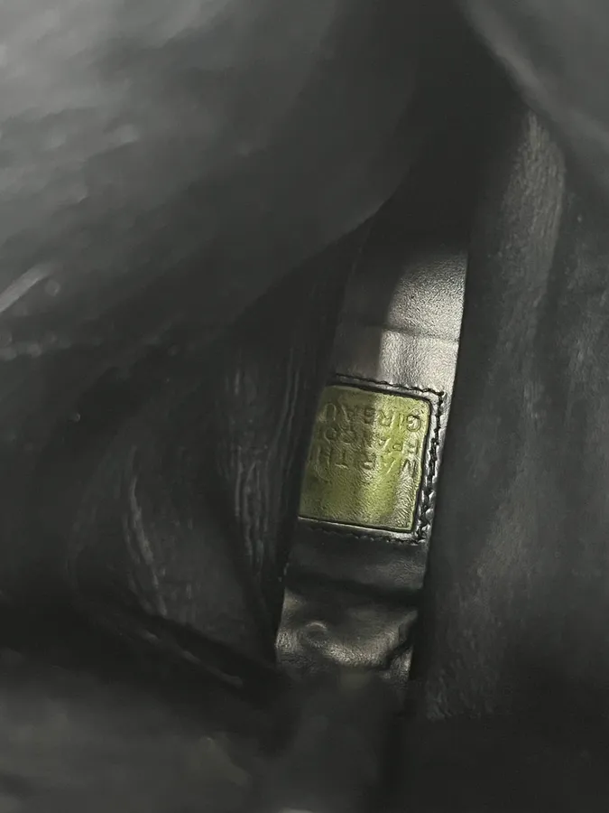 Marithé + François Girbaud Black Leather Padded Biker Boots - Image 11