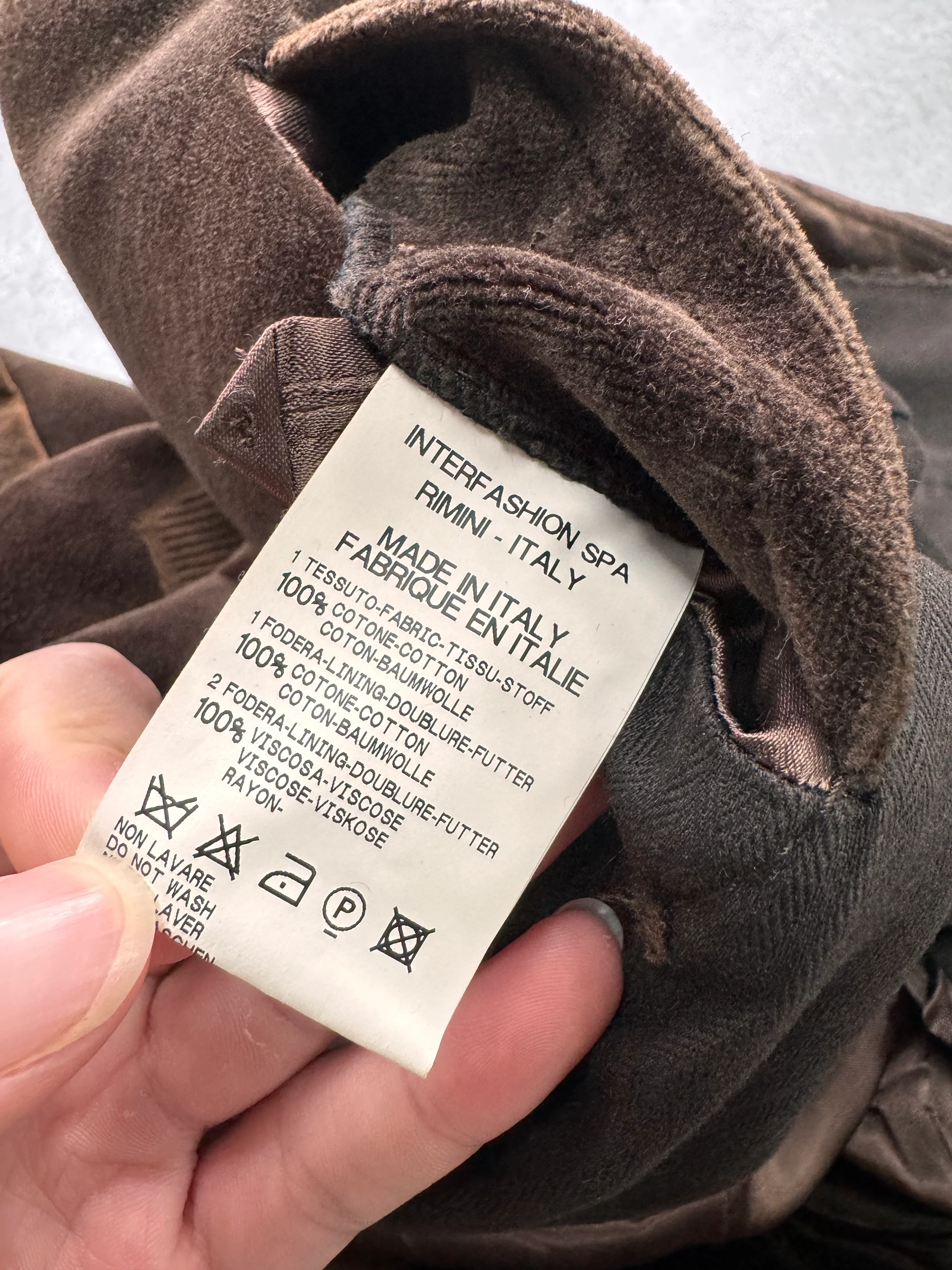 Marithé+ François Girbaud Skyscraper Brown Suit Coat (L) - Image 8