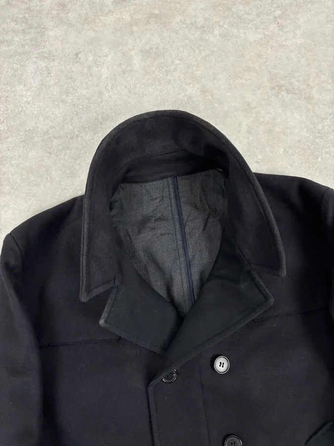 Marni Navy Wool Classy Officer Jacket - Image 4