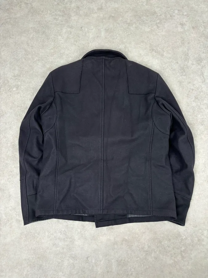 Marni Navy Wool Classy Officer Jacket - Image 5