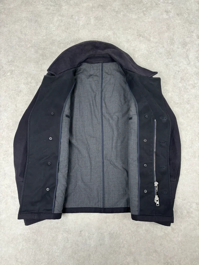 Marni Navy Wool Classy Officer Jacket - Image 7