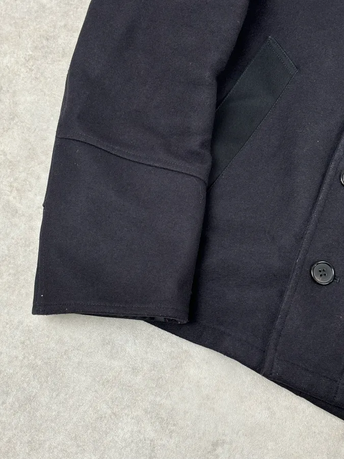 Marni Navy Wool Classy Officer Jacket - Image 9