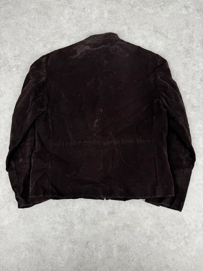 Massimo Rebecchi Dark Brown Italian Polar Jacket - Image 4
