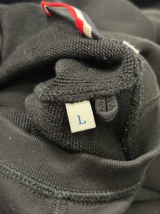 Moncler Black Logo Crewneck Sweater - Image 9