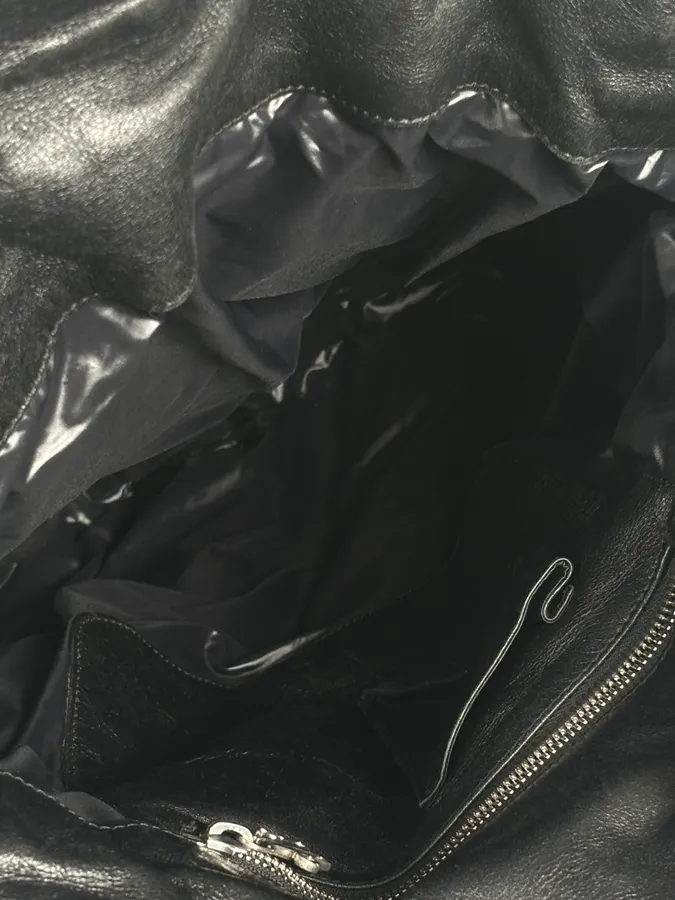 Moncler Black Nylon Quilted Handle Bag - Image 14