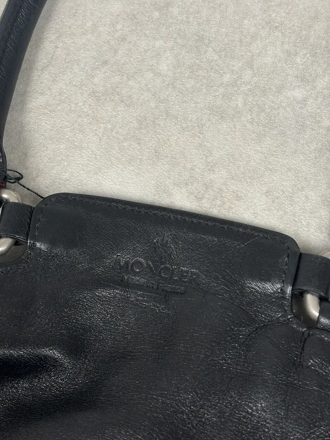 Moncler Black Nylon Quilted Handle Bag - Image 15