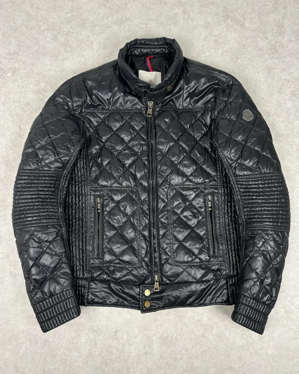 Moncler Black Quilted Puffer Light Jacket