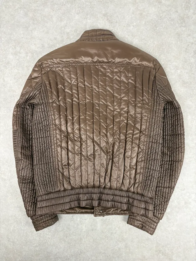 Moncler Brown Quilted Puffer Jacket - Image 6