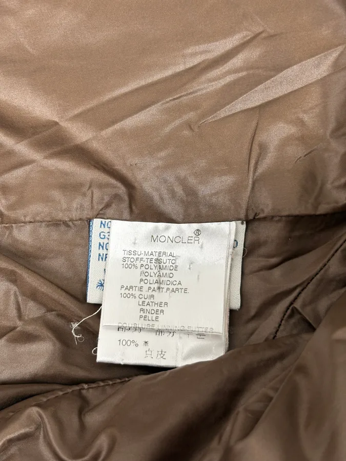 Moncler Brown Quilted Puffer Jacket - Image 8