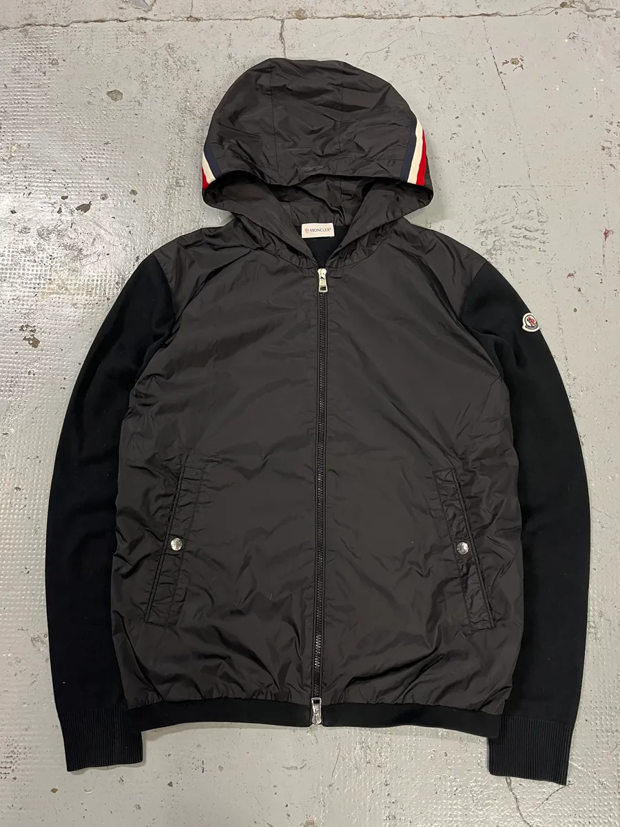 Moncler Light Hybrid French Windbreaker Black Jacket