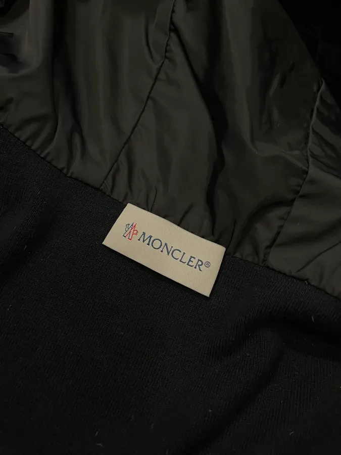 Moncler Light Hybrid French Windbreaker Black Jacket - Image 11