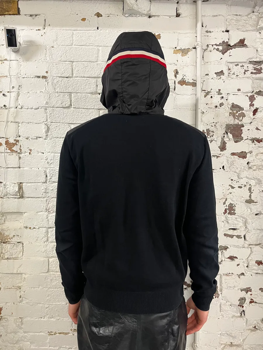 Moncler Light Hybrid French Windbreaker Black Jacket - Image 4