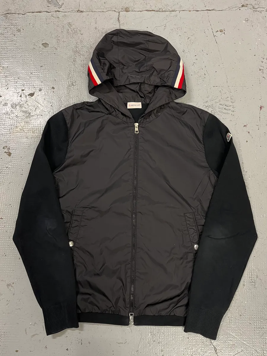Moncler Light Hybrid French Windbreaker Black Jacket - Image 5