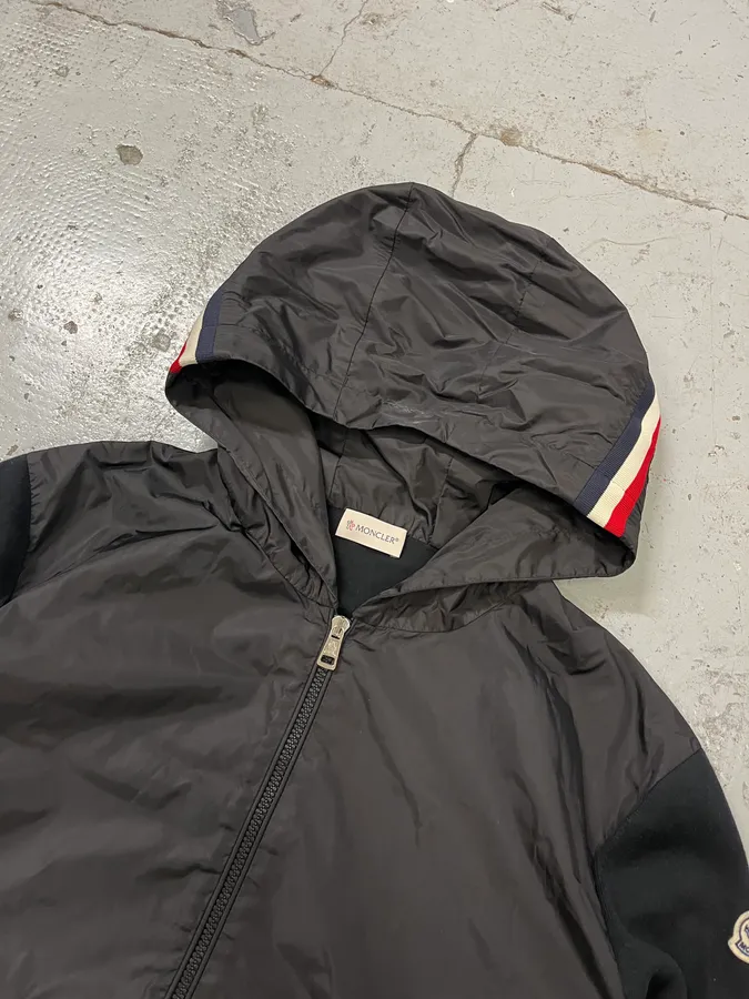 Moncler Light Hybrid French Windbreaker Black Jacket - Image 6