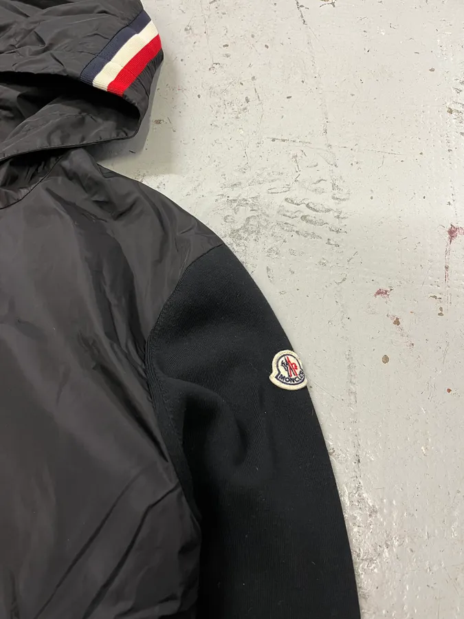 Moncler Light Hybrid French Windbreaker Black Jacket - Image 7