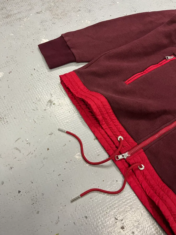 Moncler Red Hybrid Detachable Hood Jacket - Image 7