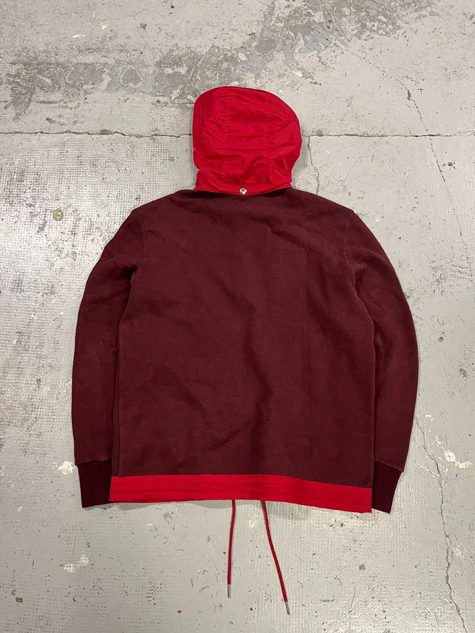 Moncler Red Hybrid Detachable Hood Jacket - Image 8