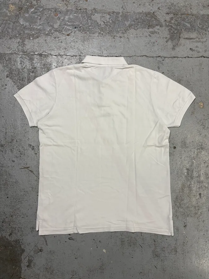 Moncler White Frenchie Striped Polo - Image 5