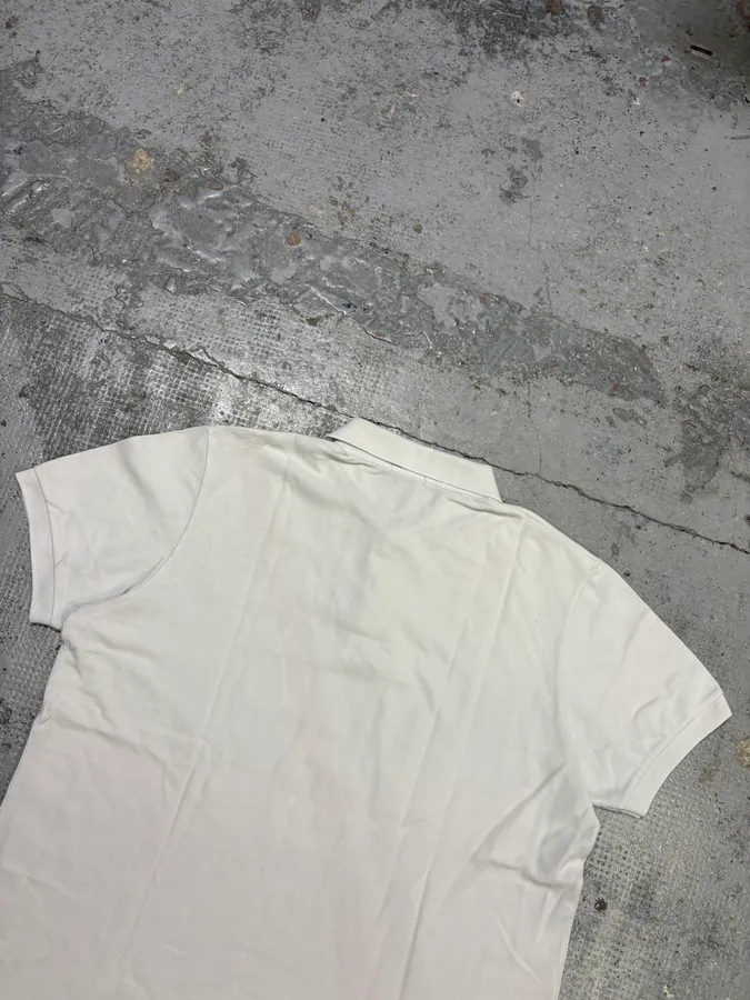 Moncler White Frenchie Striped Polo - Image 6