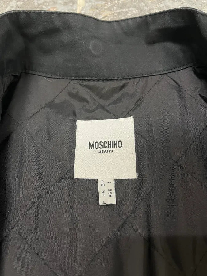 Moschino Black Studded Cropped Jacket - Image 10