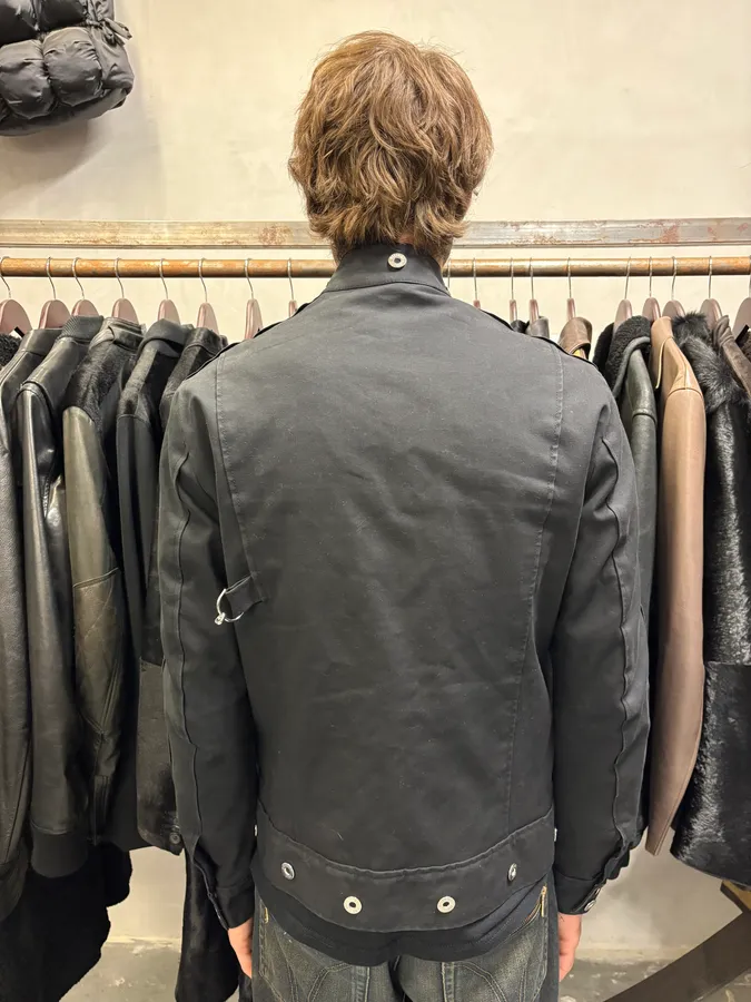 Moschino Black Studded Cropped Jacket - Image 3