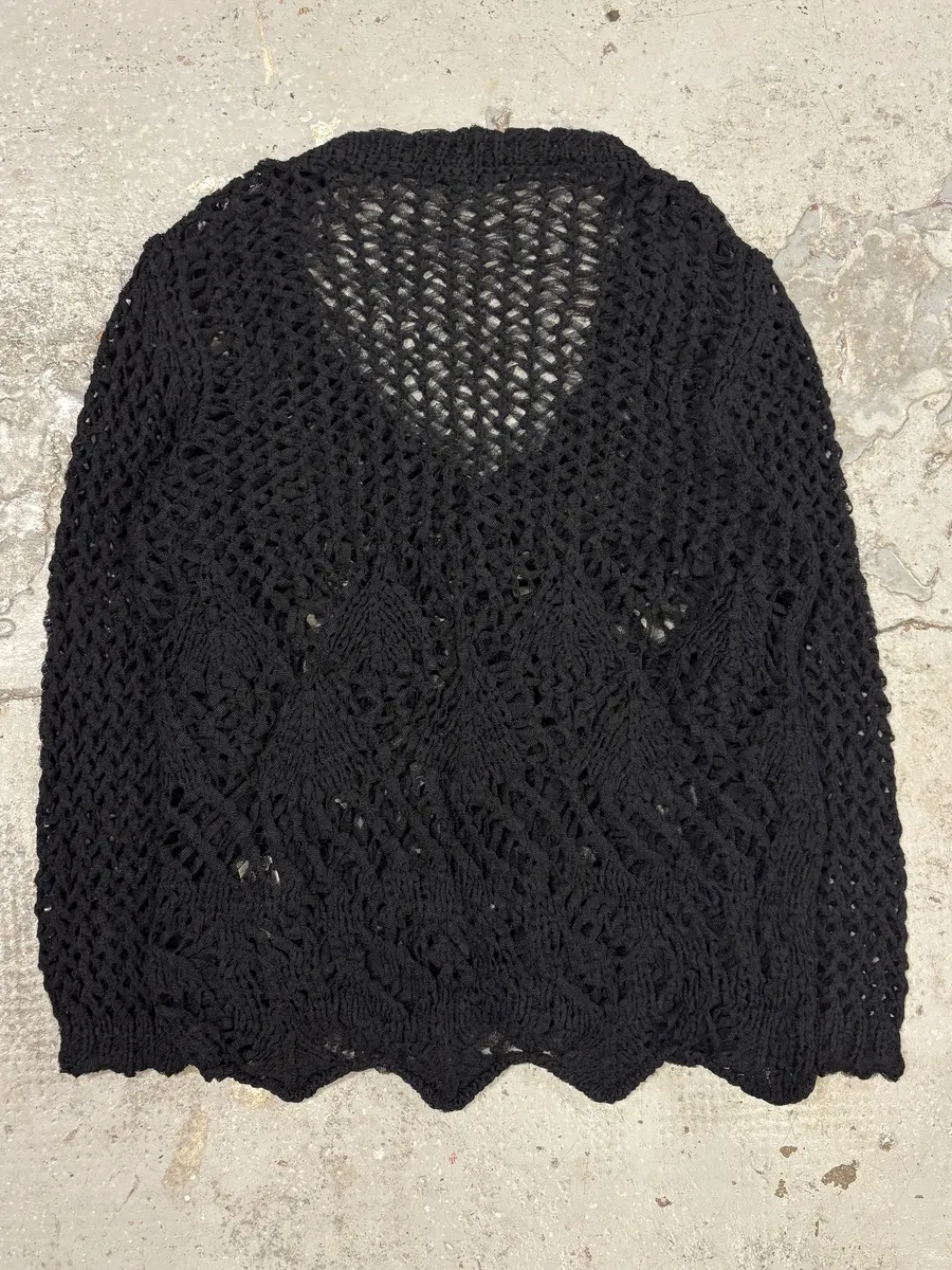 Moschino Black Wool Buttoned Cardigan - Image 4