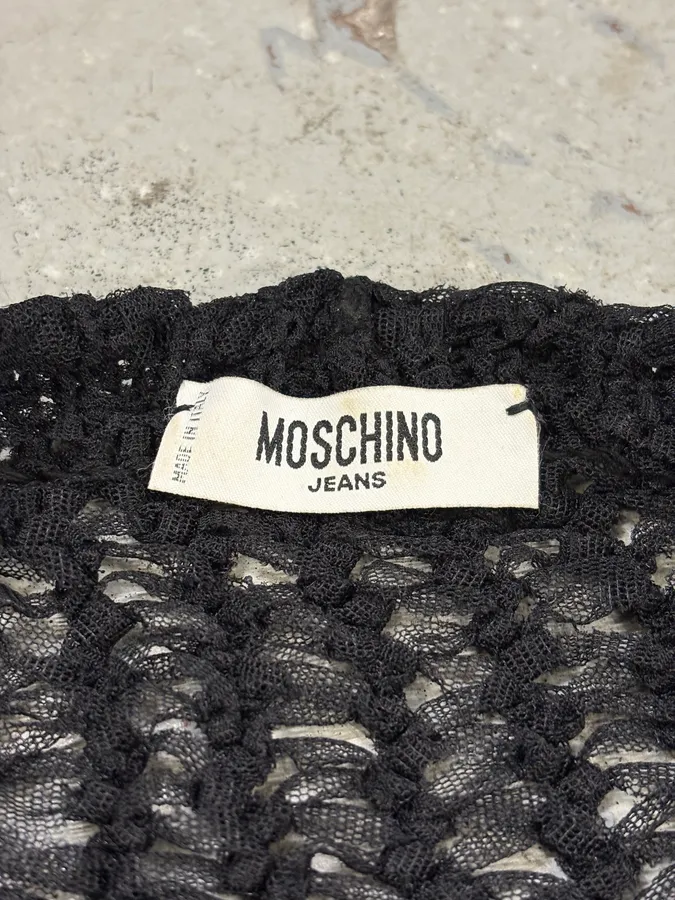 Moschino Black Wool Buttoned Cardigan - Image 6