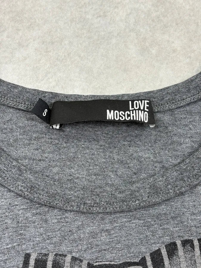 Moschino Grey Blazer Trompe L’Œil T-Shirt - Image 7