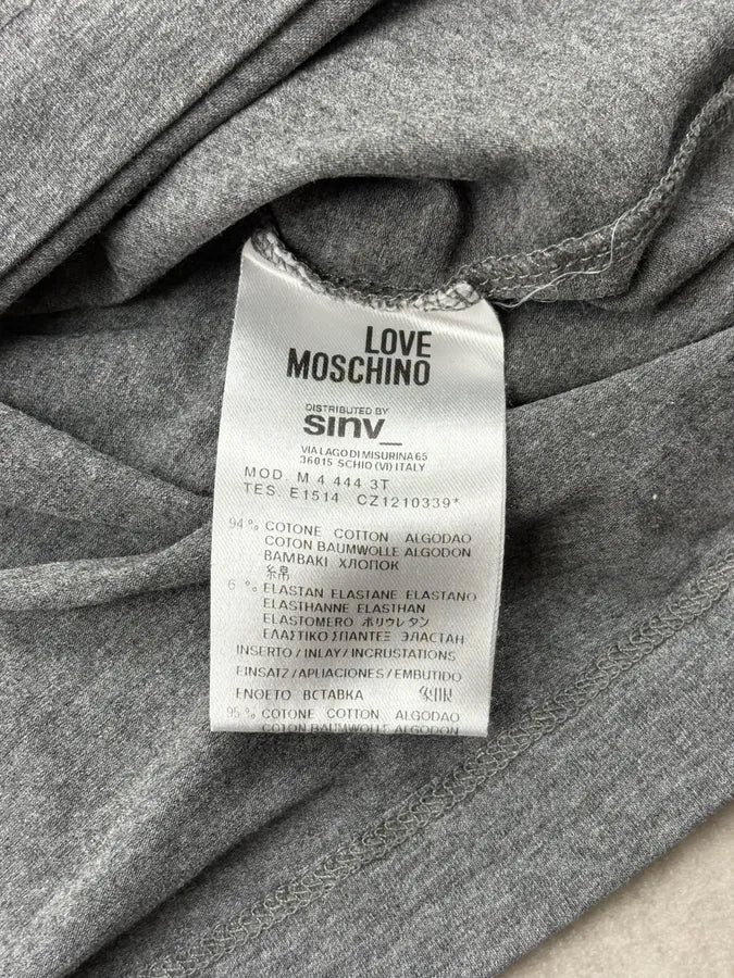 Moschino Grey Blazer Trompe L’Œil T-Shirt - Image 8
