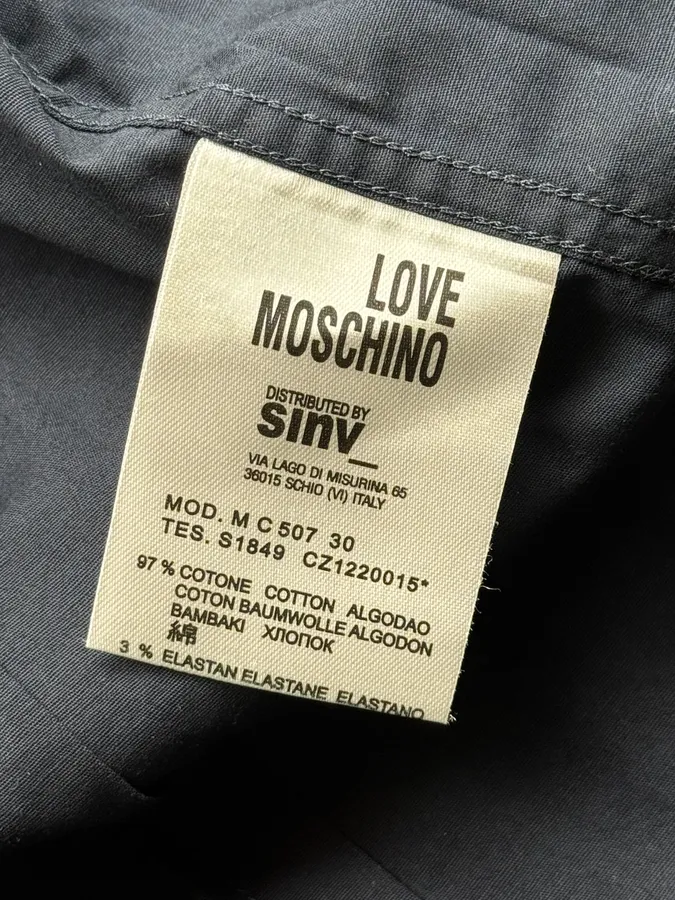 Moschino Navy Smoke Cowboy Print Shirt - Image 11