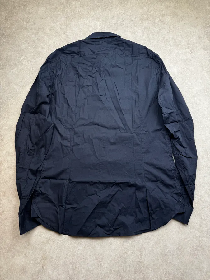 Moschino Navy Smoke Cowboy Print Shirt - Image 2