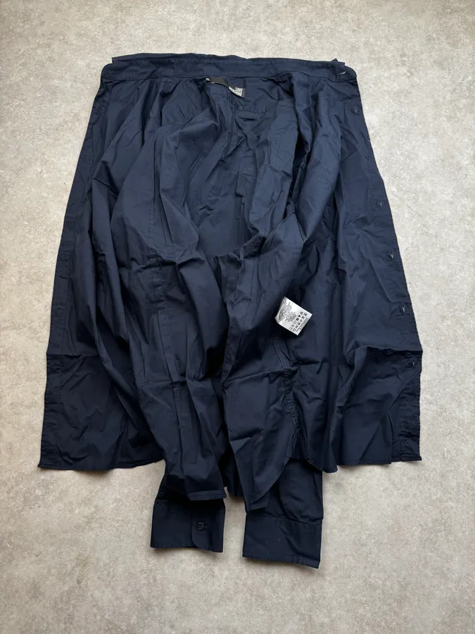 Moschino Navy Smoke Cowboy Print Shirt - Image 7