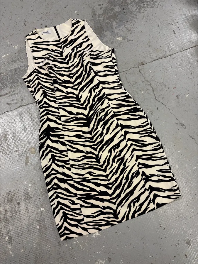 Moschino Zebra Balck & White Dress - Image 2