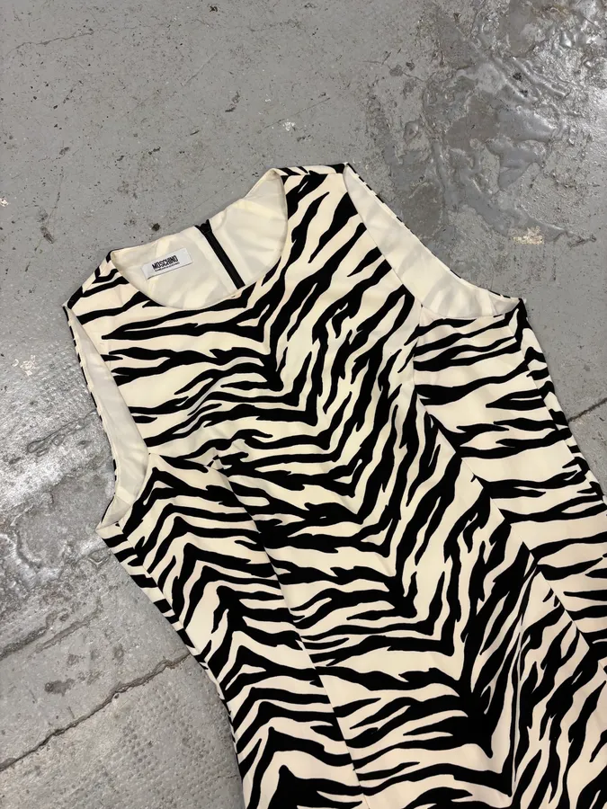 Moschino Zebra Balck & White Dress - Image 3