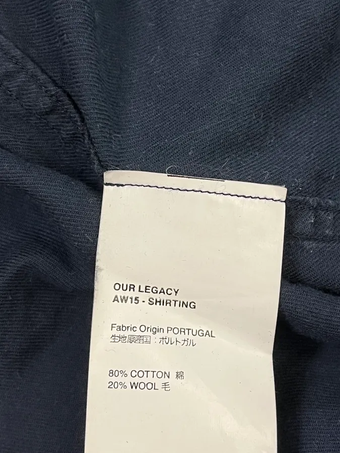 Our Legacy Black Zip-up Classy Shirt - Image 9