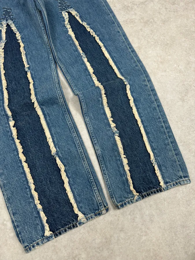 Our Legacy Blue Distressed Denim Jeans - Image 7