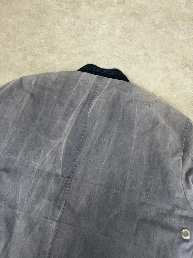 Our Legacy Dyed Blue Eroded Bomber Jacket - Image 6
