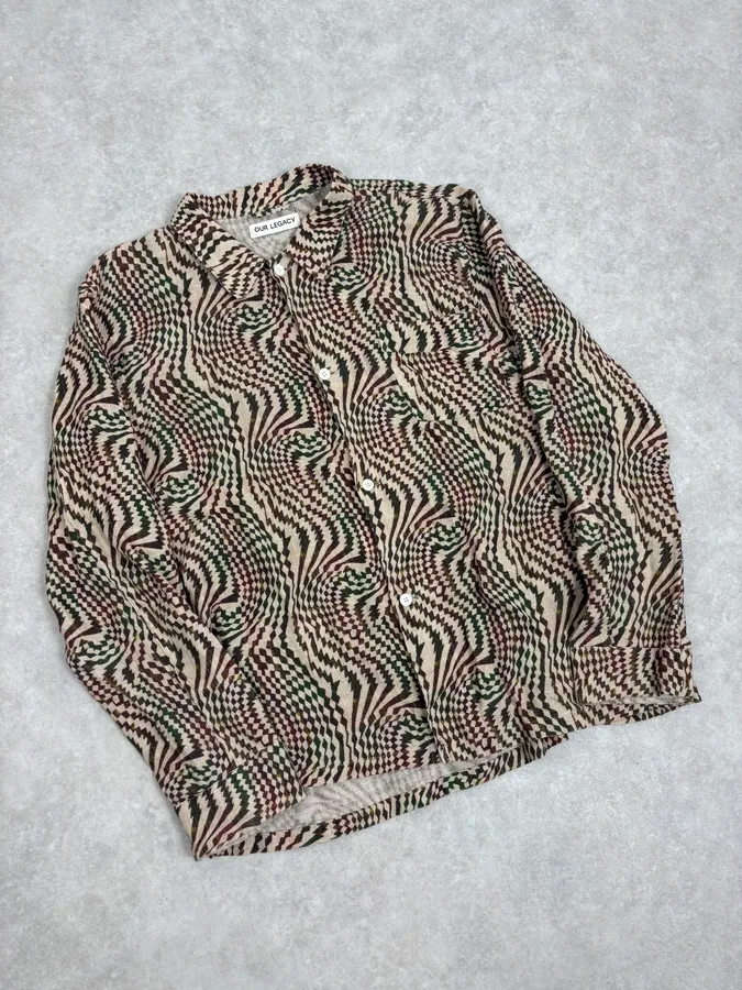Our Legacy Multicolor Psycho Hallucination Box Shirt - Image 4