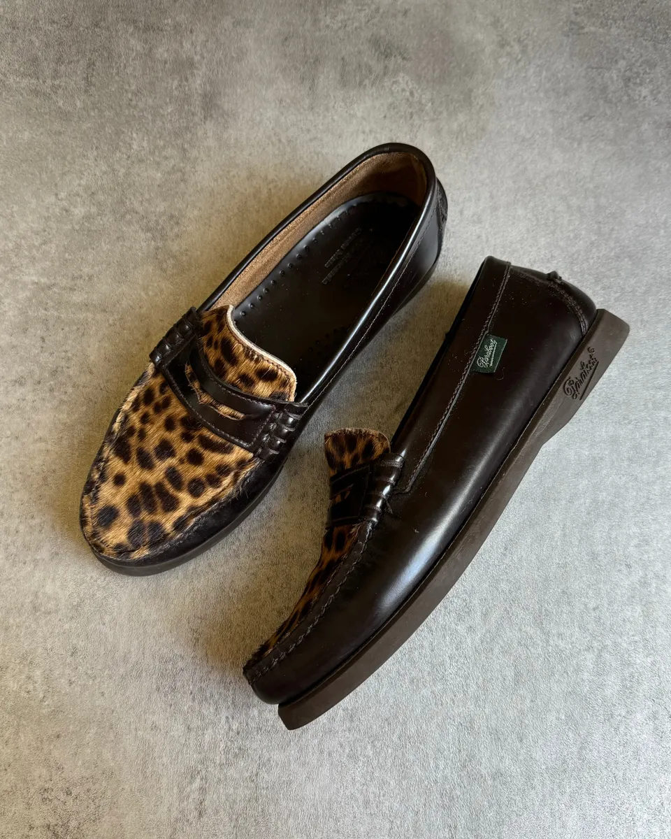 Paraboot Leopard Leather Mocassin - Image 9