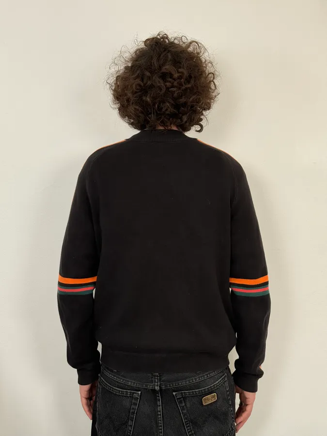 Paul Smith Black Lined Zip-up Cardigan Sweater - Image 3