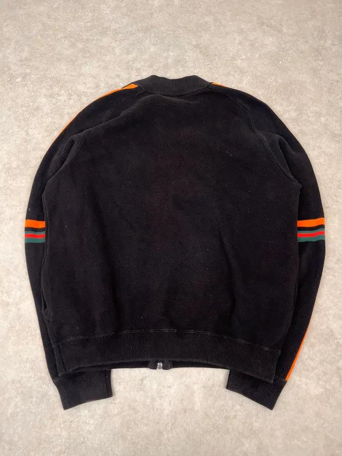 Paul Smith Black Lined Zip-up Cardigan Sweater - Image 7