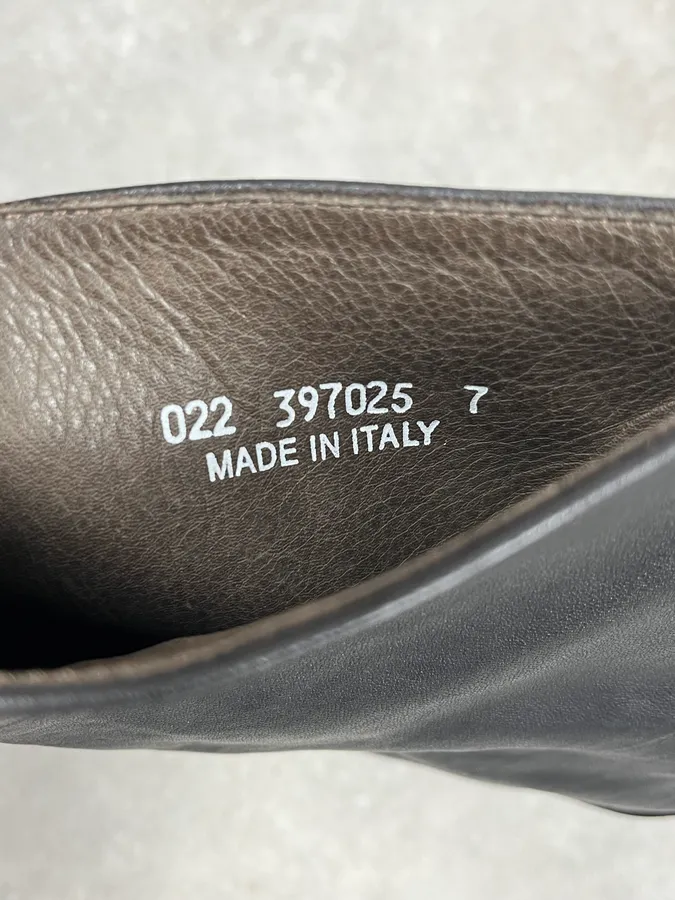 Paul Smith Black Tornado Zip Leather Boots - Image 10