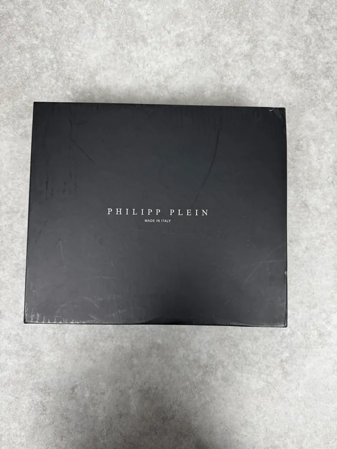 Philipp Plein Black Premium Leather Boots - Image 10