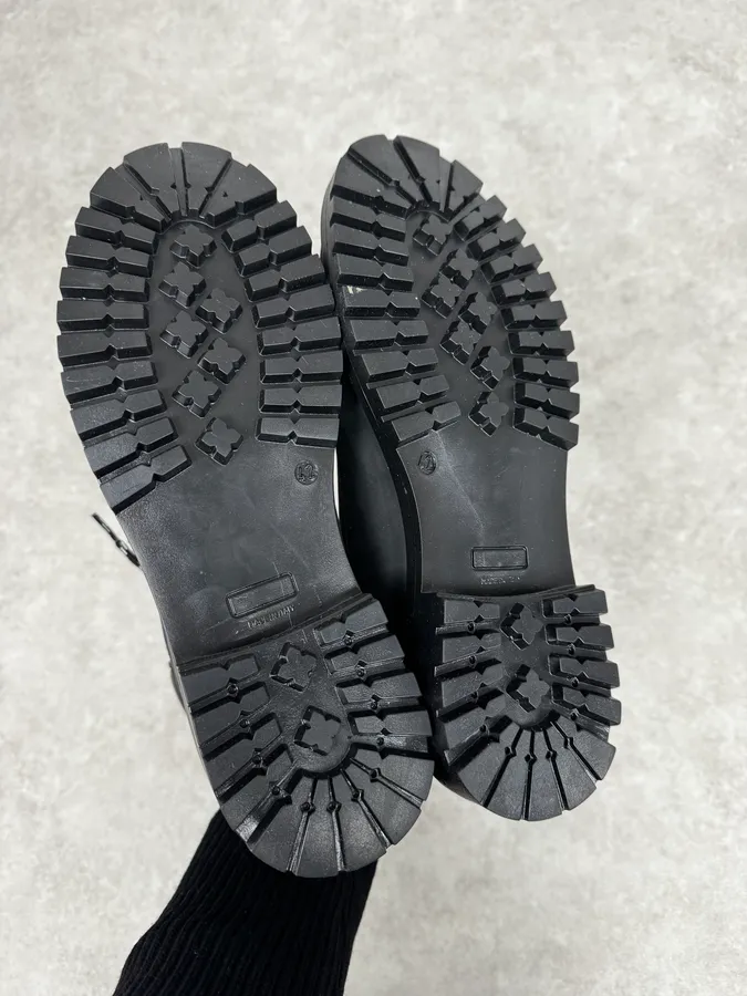 Philipp Plein Black Premium Leather Boots - Image 5