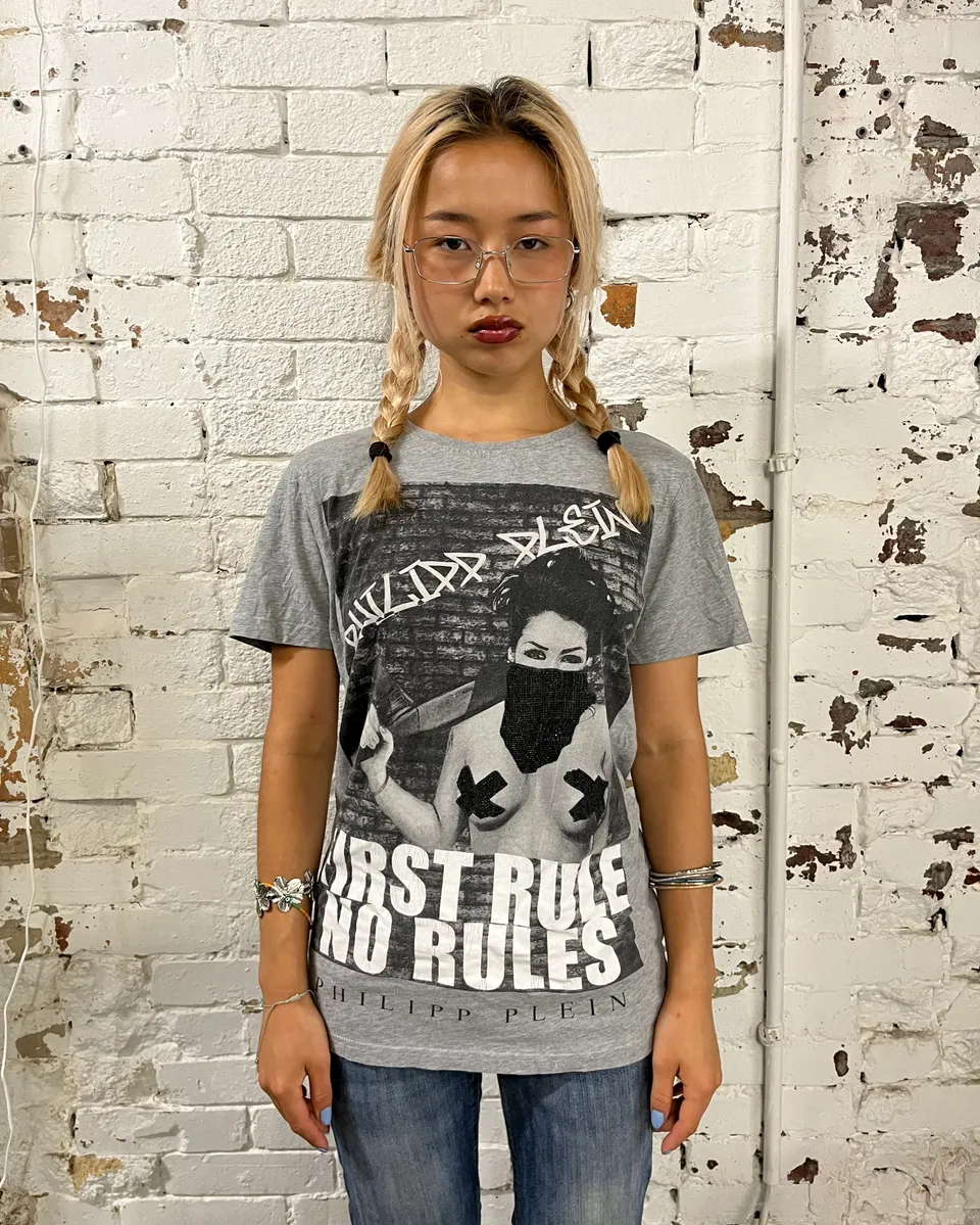 Philipp Plein No Rules Grey T-Shirt - Image 2