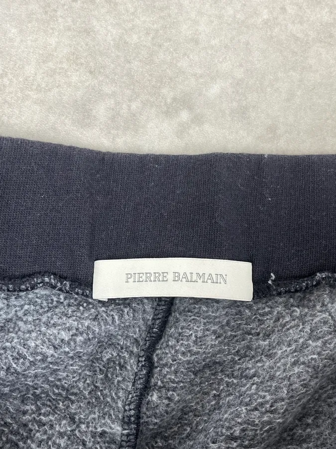 Pierre Balmain Asymmetrical Zip Navy Joggers - Image 13